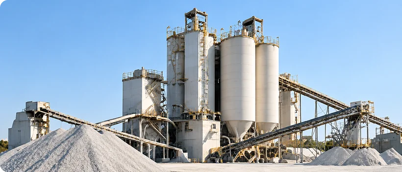 Cement and lime plant application